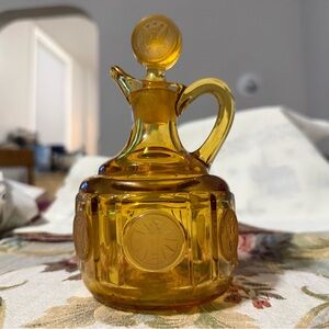 Amber Glass Decanter